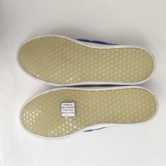 Celine Phoebe Philo Blue wool and leather slip on sneakers - size 37 / 7 US - Picture 6 of 6